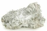 Glassy Quartz Crystals on Pyrite - Peru #257282-1